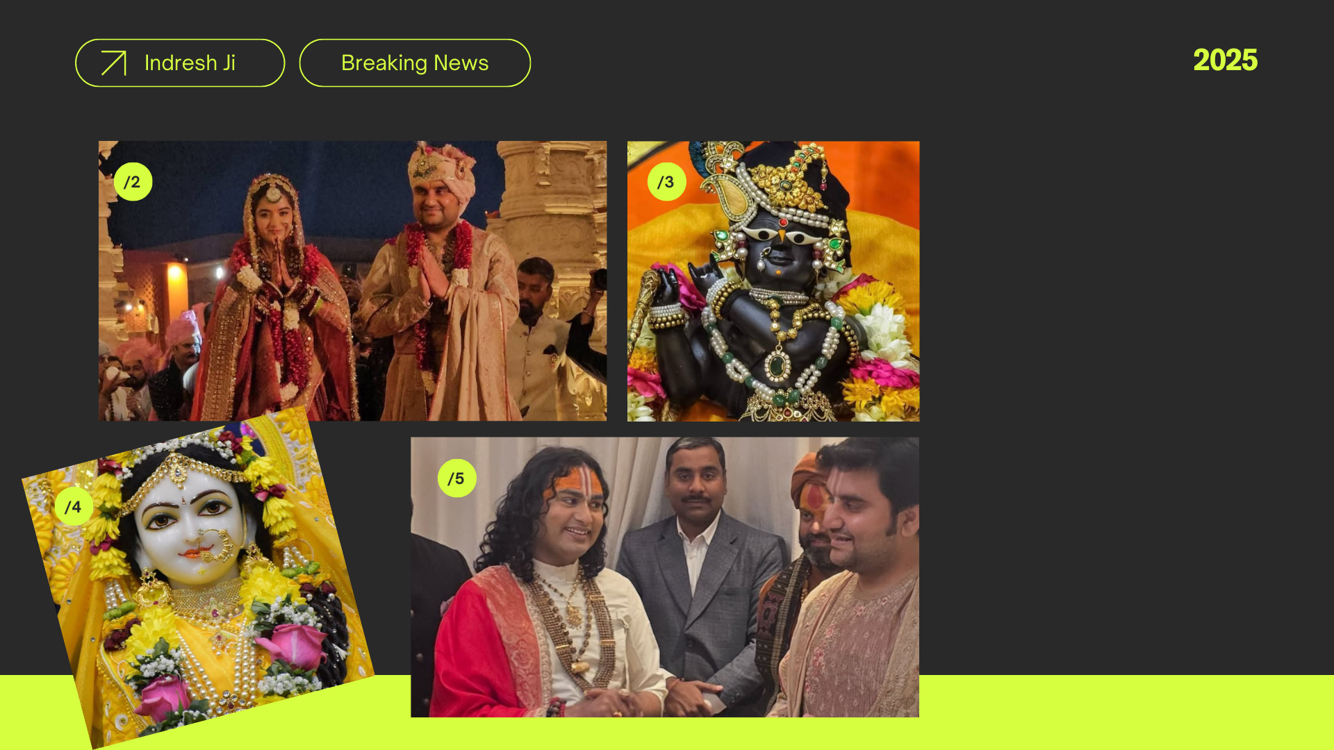 शिप्रा जी और इन्द्रेश जी का भव्य विवाह संपन्न